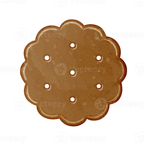 Watercolor Chocolate Biscuit Cookie Clipart 11654636 PNG