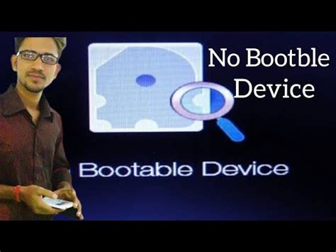 No Bootable Device Insert Boot Disk And Press Any Key Windows 10