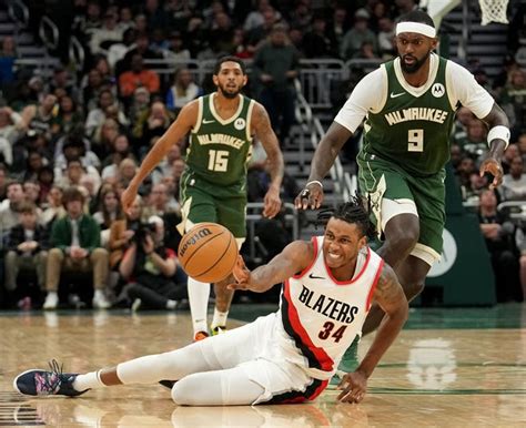 Milwaukee Bucks Vs Portland Trail Blazers