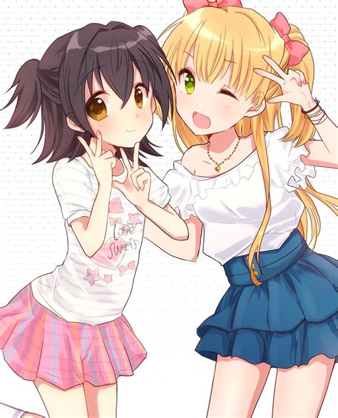 Jougasaki Rika And Akagi Miria Idolmaster And 1 More Drawn By