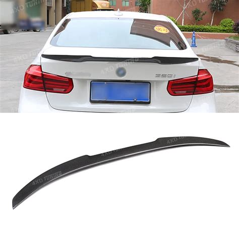 For Bmw F30 Spoiler M4 Style 3 Series F30 316i 318i 320i 328i 335i F80 M3 Carbon Fiber Rear