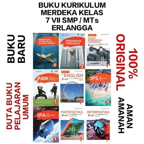 Jual Buku Smp Kelas 7 Vii Ips Bahasa Inggris Pjok Kurikulum Merdeka Smp Mts Kelas 7 Vii