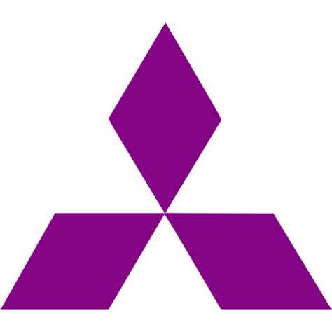 Purple mitsubishi icon - Free purple car logo icons