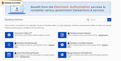 Residence Permit Bahrain Print Bahrain Platform