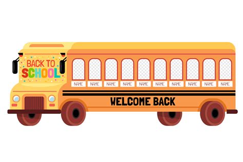 Welcome Back School Bus Banner Graphic By Miss Chatz · Creative Fabrica