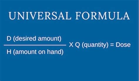 Ma Pharmacology Drug Calculation Formula And Measurements