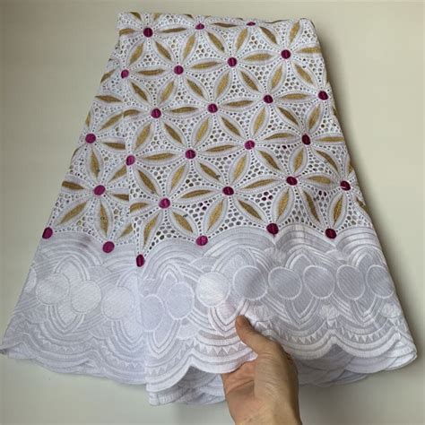 Latest Swiss Voile Lace In Switzerland African Lace Fabric Embroidery