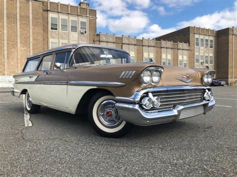 Beige 1958 Chevrolet Nomad Wagon For Sale