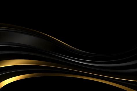 Premium Photo Black And Gold Background With A Black And Gold Background