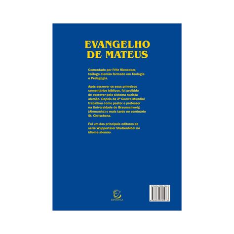 Evangelho De Mateus 2ª Ed