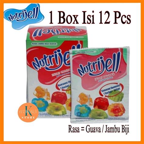 Jual Nutrijell Ekonomis 10gr Per Box Isi 12 Sachet Varian Banyak Rasa