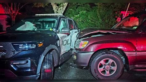 Police Man Charged With Dui After Hitting Police Cruiser Head On In