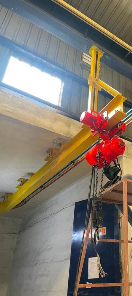 Single Ton Curved Monorail Chain Hoist Lifting Speed Mpm At Rs