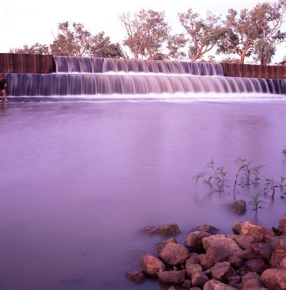 Town Weir Warrego River Cunnamulla Southwestern Editorial Stock Photo ...