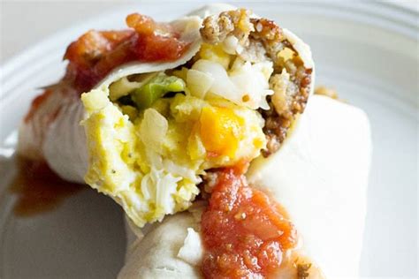 Low Carb Breakfast Burrito With Sausage And Peppers Glue Sticks And