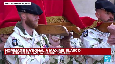 Hommage National Maxime Blasco Le Cercueil Du Soldat Tu Au Mali