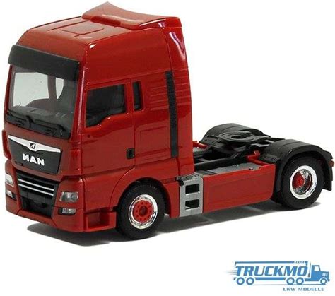 Herpa MAN TGX XXL Euro 6c Truck Tractor Wine Red 570483 TRUCKMO Truck