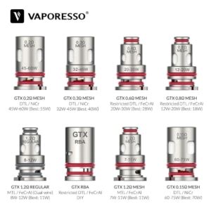 Vaporesso GTX Replacement Coils Si Omar Vape Store