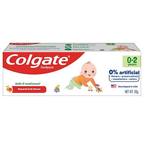 Colgate Kids Free From Age 0 - 2 years Toothpaste 50g