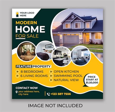 Premium Psd Free Psd Real Estate House Property Instagram Post Or