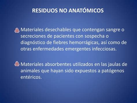 Residuos Peligrosos Biológicos Infecciosos Ppt