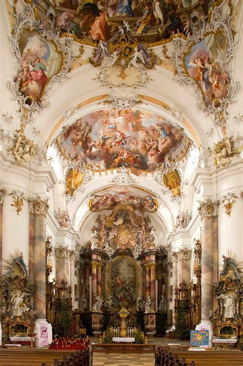 In The Basilica Of Ottobeuren Abbey In Germany Built In The 18th