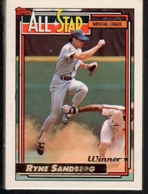 Topps Cello Gold Winners Pack Ryne Sandberg All Star Hof Top Cubs