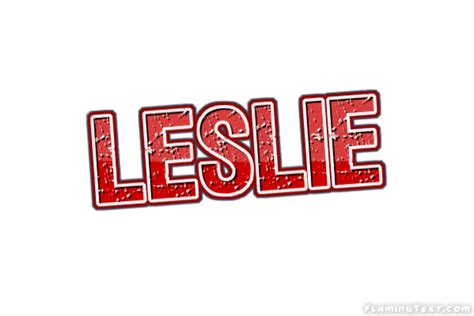 Leslie Logo | Free Name Design Tool from Flaming Text