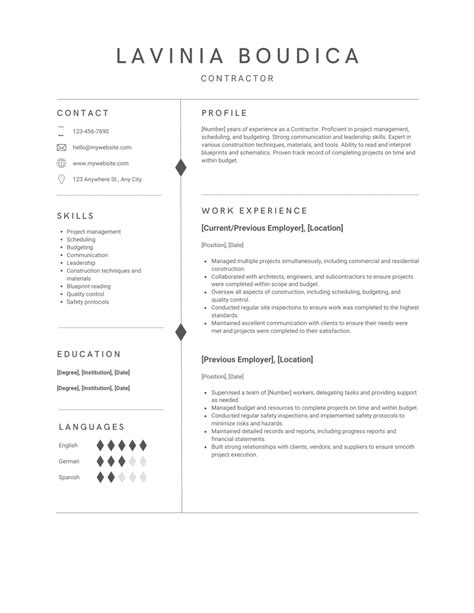 Professional Resume Templates