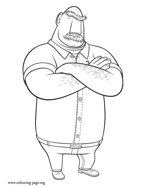 Chance of Meatballs - Earl Devereaux coloring page