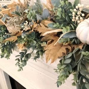 Fall Garland, Fall Garland for Mantel, Fall Decor, Table Centerpiece ...