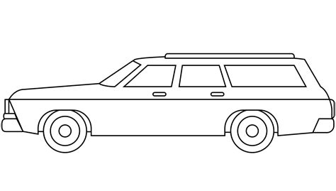 Station Wagon Coloring Page Colouringpages