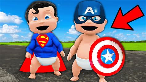 Babies Becomes SUPERHERO SQUAD! - YouTube