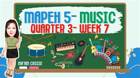 Mapeh 5 Music Week 7 Quarter 3 Rondalla Drum And Lyre Instruments Youtube