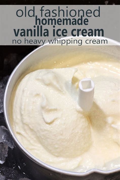 Old Fashioned Homemade Vanilla Ice Cream Recipe Artofit