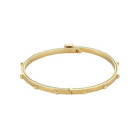 Gucci Ladies Gg Running 18ct Yellow Gold Bracelet