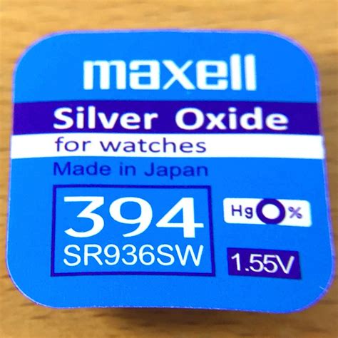 真正日本製造 進口 Maxell 麥克賽爾 台灣公司貨 Swatch 手錶電池 鈕扣電池 394 Sr936w 單顆 蝦皮購物