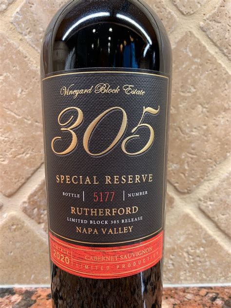 Vineyard Block Estate Cabernet Sauvignon Block Special Reserve