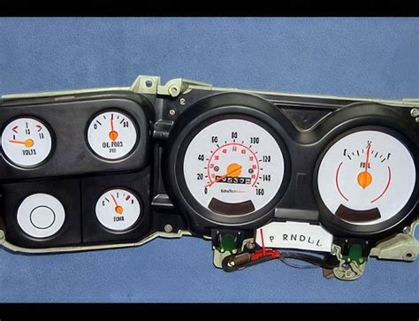 Chevrolet Truck Metric Kph Kmh Instrument Cluster White Face