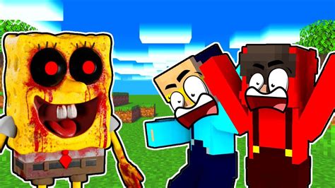 Stealing from Evil Spongebob in Minecraft! - YouTube