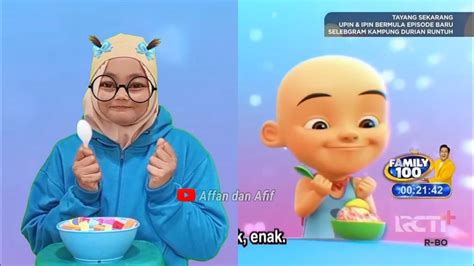 Upin Ipin Minum Ice Abc Di Warung Uncle Muthu 🍧🍨 Tiru Aksi Upin Ipin