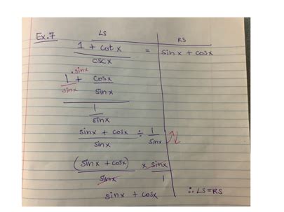 Proving Trig Identities Math Showme