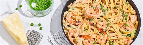 Easy Shrimp Alfredo With Fettuccine Pasta Prego® Sauces