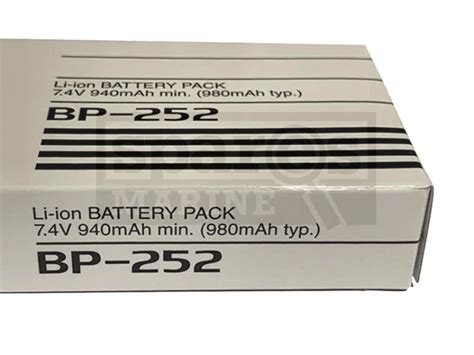 Icom BP 252 7 4V 980mAh Li Ion Battery Pack For IC GM1600 M31 M33