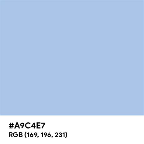 Hex A9c4e7 Color Code