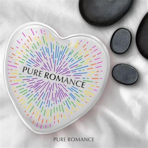 New Pure Romance Heart Massager Reusable Heat Pack Rainbow Pride