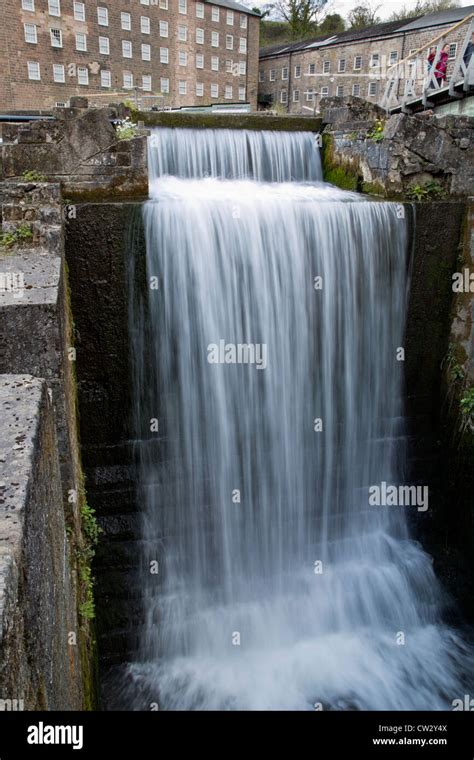 Cromford Mill, first water-powered cotton spinning mill, Derbyshire ...