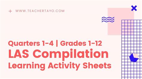 Learning Activity Sheets Compilation Las For All Grades Quarters