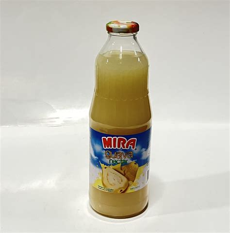 MIRA NECTAR GUAVA WHITE GLASS 1LITER