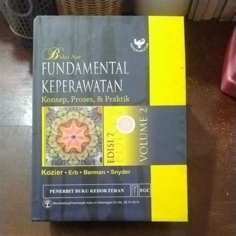 Jual Buku Original Buku Ajar Fundamental Keperawatan Konsep Proses